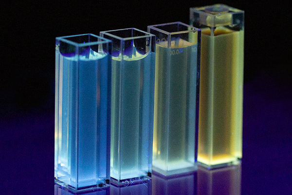 GQD under UV Light Graphene Quantum Dots under UV Light